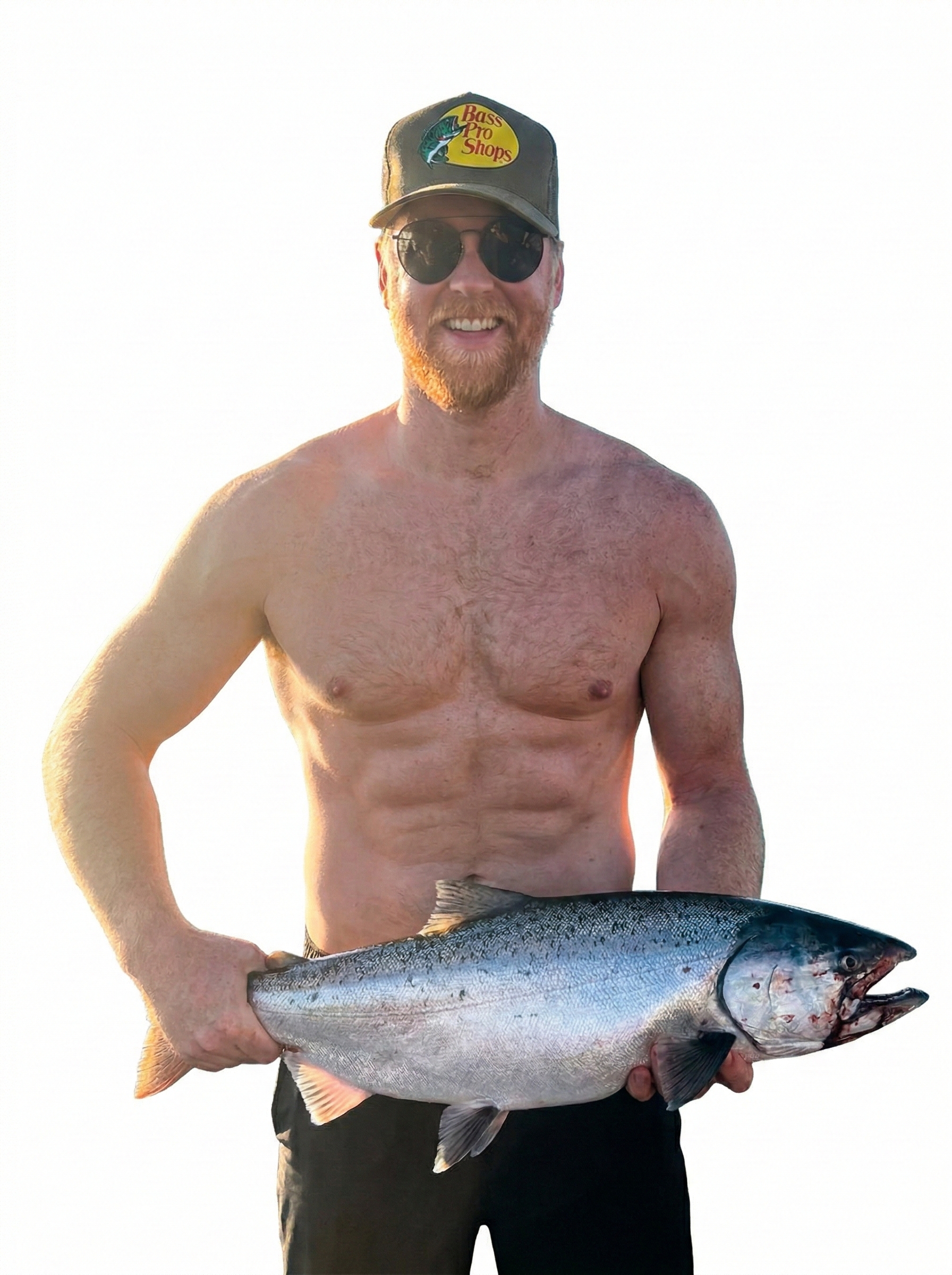 Man holding a fish - The Face of Great Leads